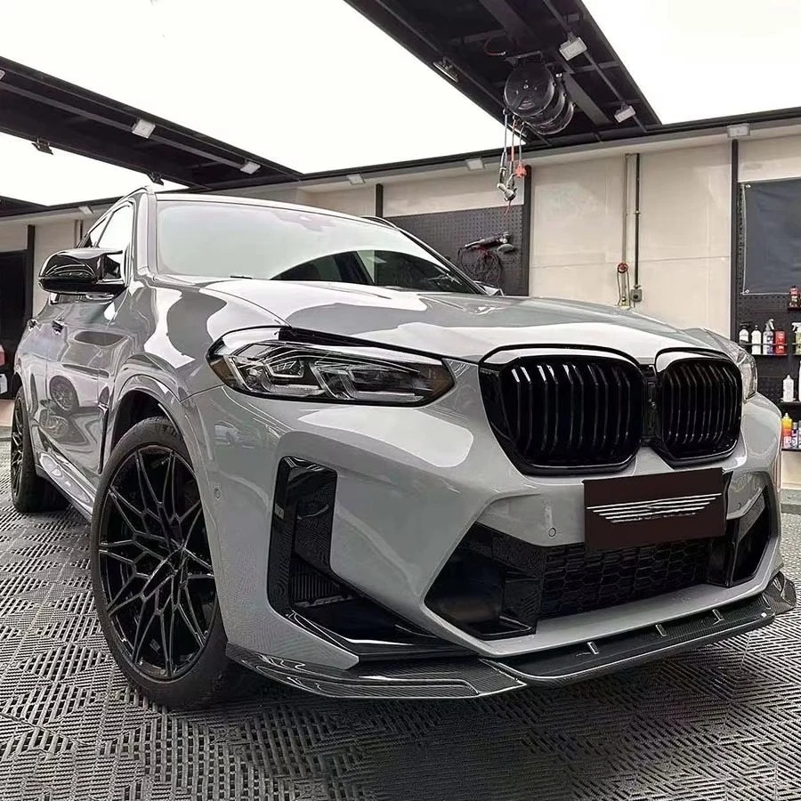For X3M F97 G01 LCI Wet Carbon Fiber Body Kits New Front Lip Splitters Side Skirts Rear Diffuser Bumper Lip Exhaust Bolt-On
